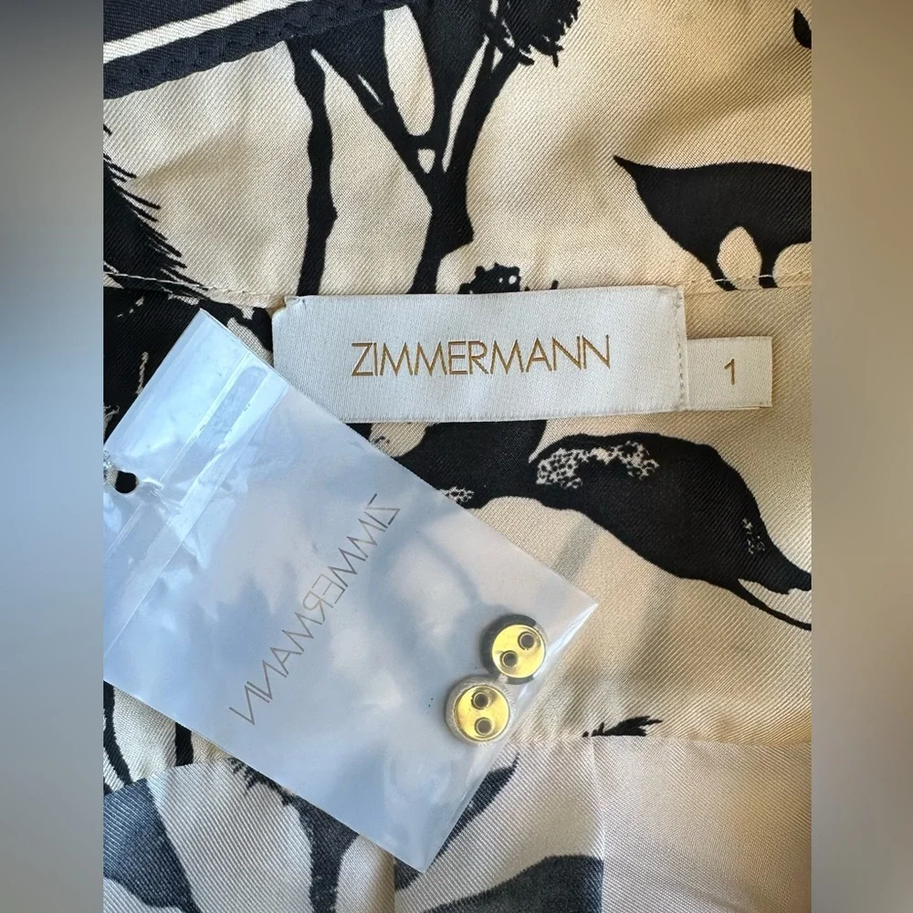 SOLD •Zimmermann Ladybeetle Scarf tie size 1 with spare buttons - Picture 6 of 8